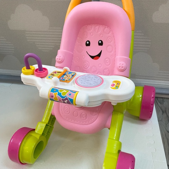 FisherPrice Toys Fisher Price Stroll Learn Walker Toy Sounds Music